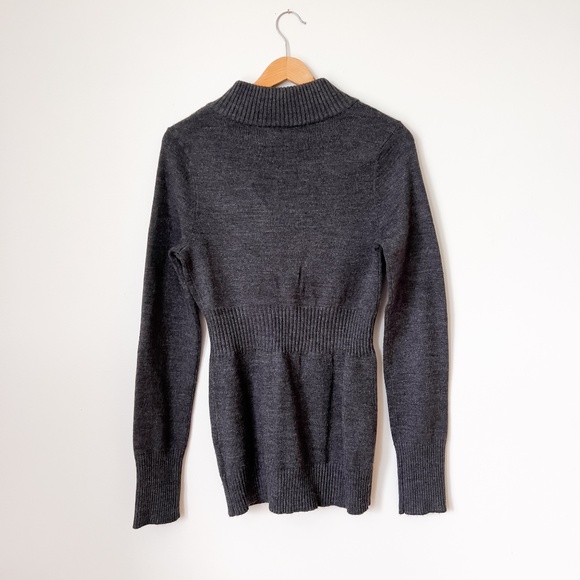 Vintage Y2K Guess Jeans Knitted Zipper Logo Cardigan Sweater - Large - Picture 4 of 11